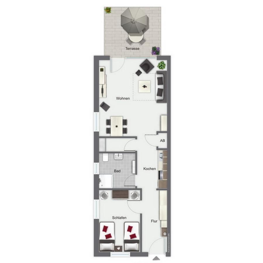 Papillon Wohnung 08-1 볼텐하겐 외부 사진